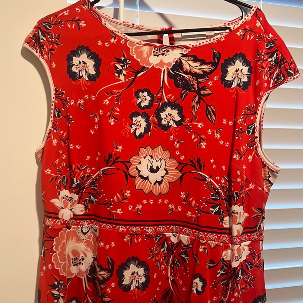 Red Flower Dress